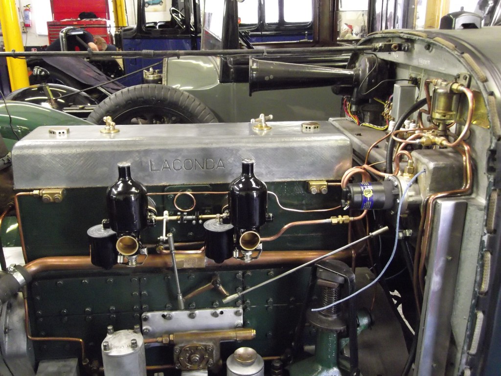 Twin carbs in place and pipework all run