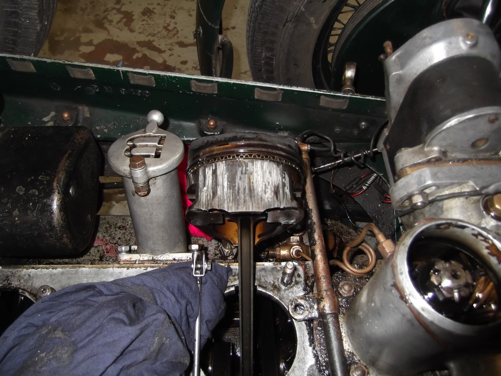 No 1 piston - subject to severe over heating