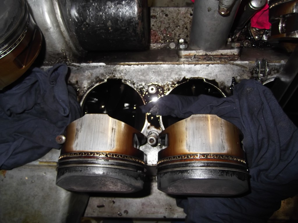Pistons number 2 and 3 - these had also seized