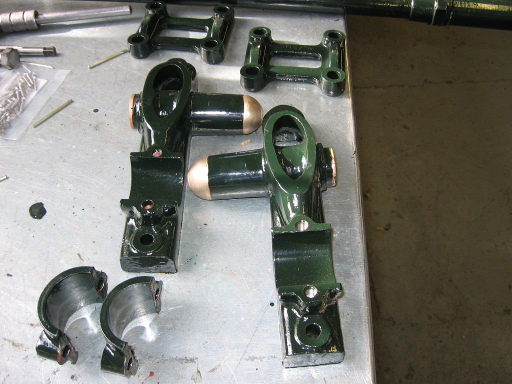 Parts painted and ready for refitting