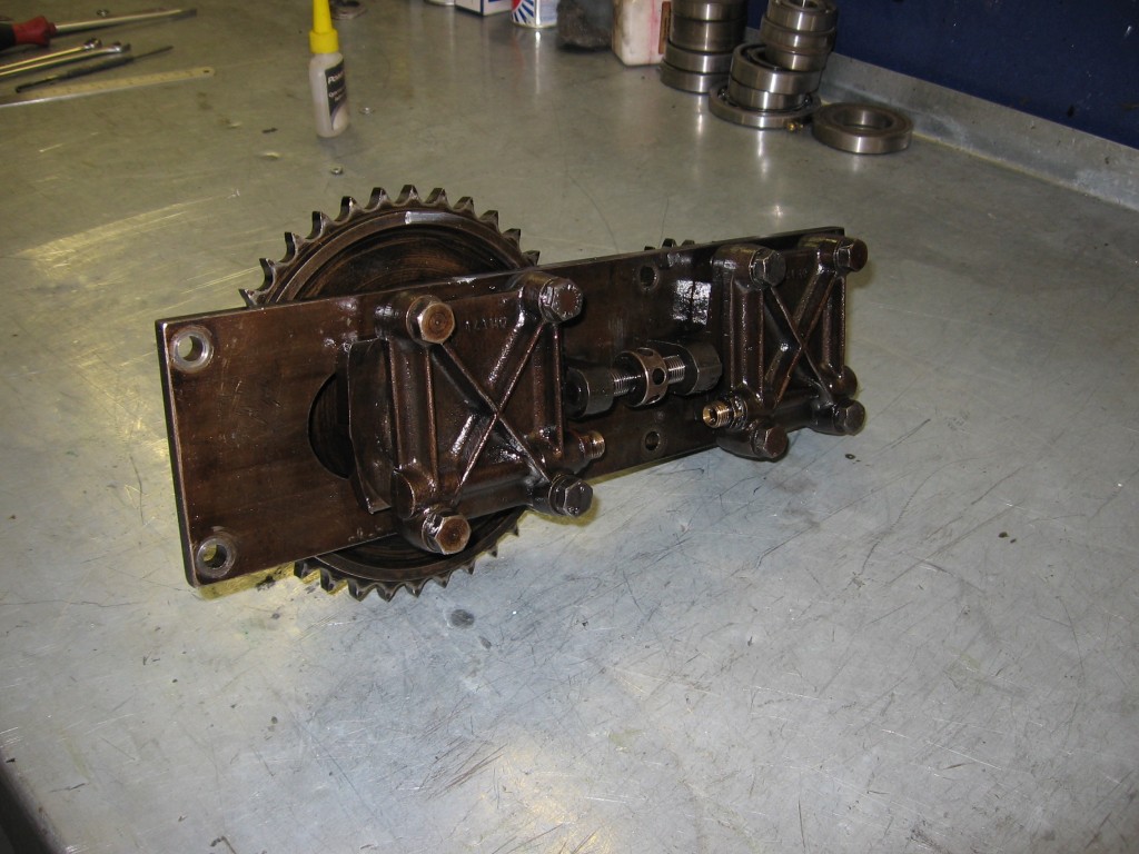 Timing tensioner about to be stripped down and cleaned