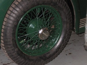 Refurbished wheel with new Blockley tyres