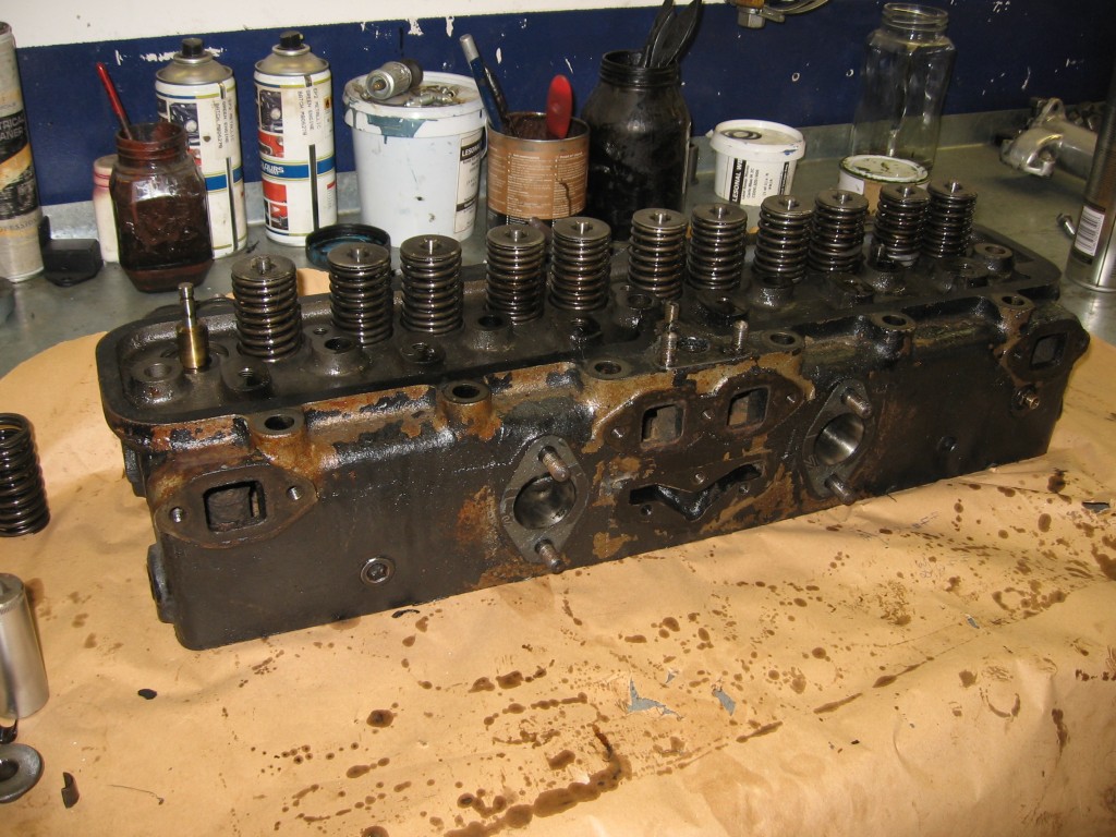 Ready to be stripped, cleaned and assessed