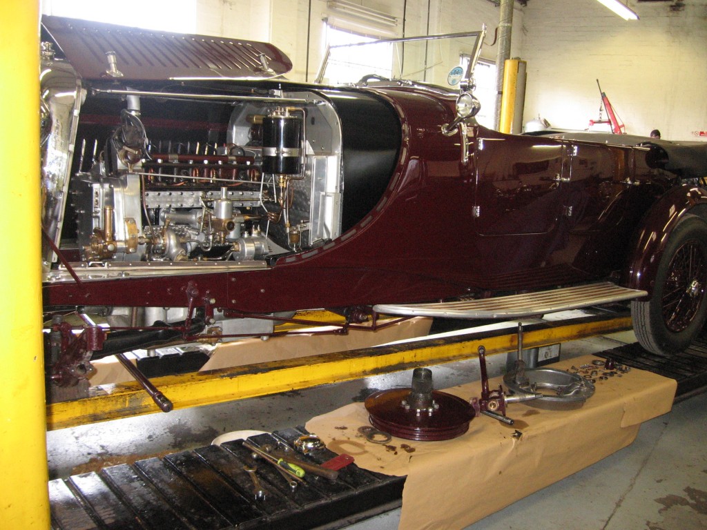 Work on the king pins