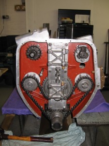 Timing cover, gears, chain and tensioner all back in place