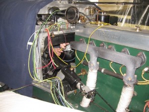 Wires run and now starting to connect up